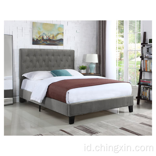 KD Fabric Bed Fabric Bedroom Furniture CX610A
